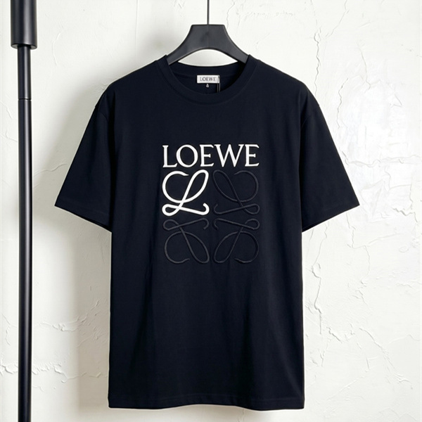 おしゃれ男子に選ばれる LOEWE ロエベ コピー 半袖トップス メンズ 立体刺繍 写真映えデザイン