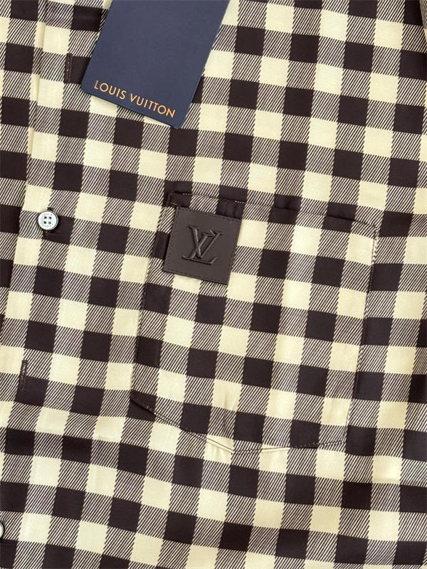 ルイ ヴィトン半袖シャツスーパーコピーLouis Vuitton 26SS Damierカジュアルスタイル上品