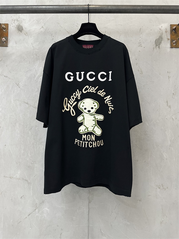GUCCI  26ss 新作グッチtシャツスーパーコピーユニセックスストリートファッション個性的