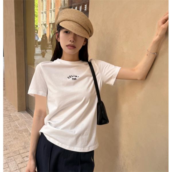 2026ss春夏Celineセリーヌtシャツスーパーコピーレディースファッション２色ネイビー色ホワイト色
