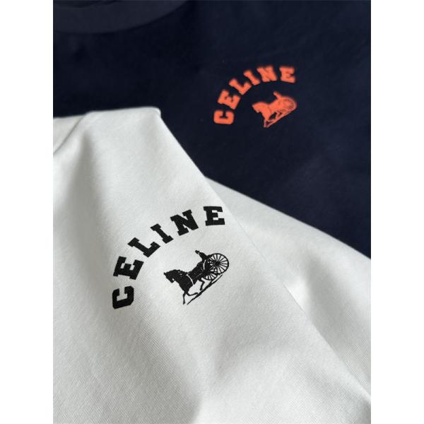 2026ss春夏Celineセリーヌtシャツスーパーコピーレディースファッション２色ネイビー色ホワイト色