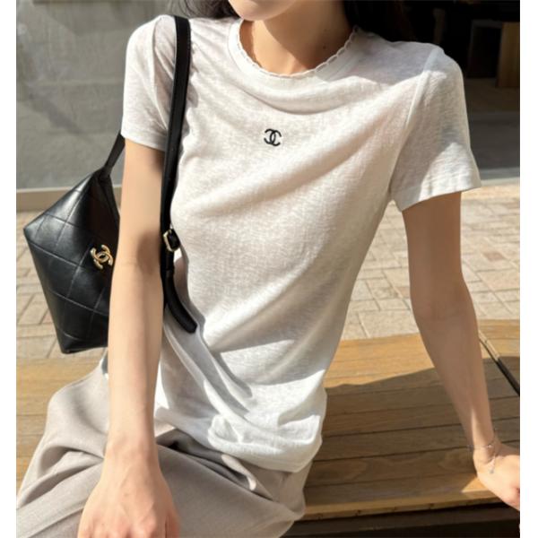 2026ss夏季シャネルtシャツスーパーコピー四季を通じて着用可能カジュアルトップス