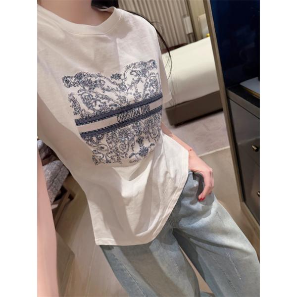DIOR大人気❤ディオールtシャツコピー2026トレンド春夏オシャレコーディネート半袖