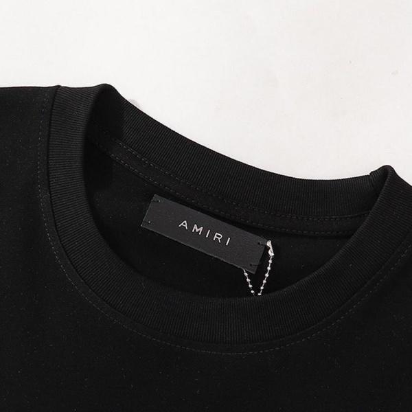 AMIRI アミリ Tシャツ 半袖 バックプリント フラワーモチーフ ロゴデザイン アートグラフィック オーバーサイズ