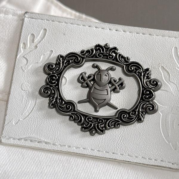 DIOR ディオール メンズ デニムパンツ ホワイト ストレート 刺繍ロゴ ジャガードポケット クリーン 上品 高級感