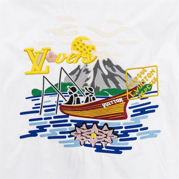 LOUIS VUITTON ルイヴィトン コピー Tシャツ ホワイト クリーンデザイン