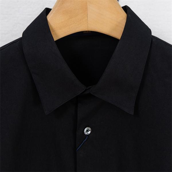 ブラック 刺繍ロゴ 海洋モチーフ ロブスターデザイン 長袖シャツ ライトアウター メンズ レディース LOUIS VUITTON ルイヴィトン