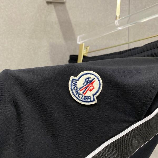 MONCLER モンクレール メンズ ショートパンツ スウェット ハーフパンツ ロゴ ワッペン ドローコード カジュアル 夏