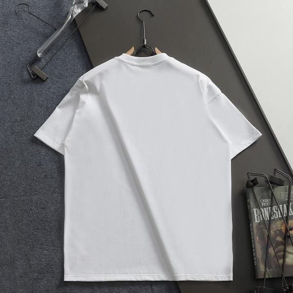 MONCLER モンクレール 半袖Tシャツ メンズ ロゴプリント スプレーデザイン クルーネック コットン カジュアル ストリート 夏