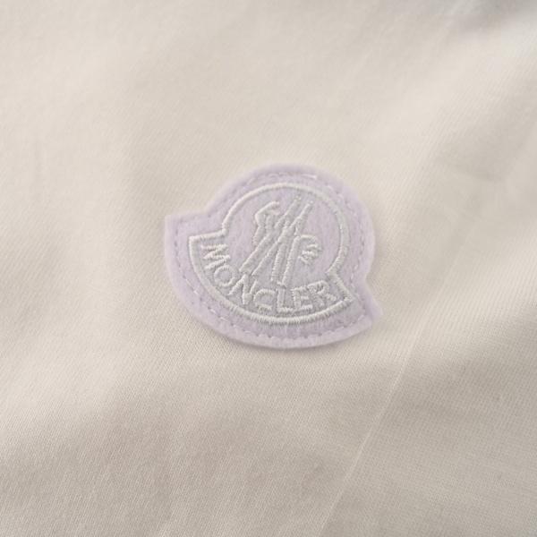 MONCLER モンクレール メンズ 半袖Tシャツ ラウンドロゴ プリント コットン クルーネック シンプル カジュアル 夏