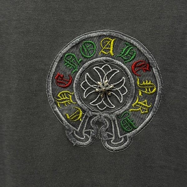 CHROME HEARTS クロムハーツ 2026新作 メンズ 半袖Tシャツ ヴィンテージウォッシュ クロスロゴ 刺繍 グラフィック オーバーサイズ  【商品説明】