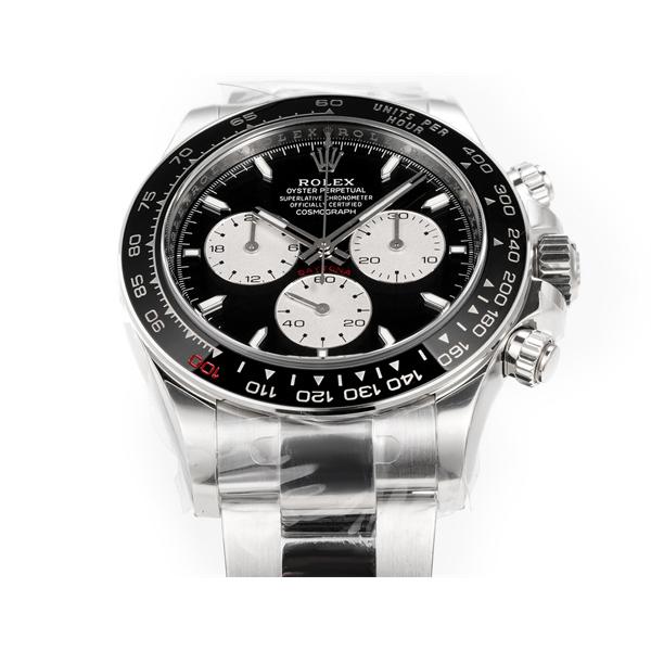 アイスブルー文字盤 腕時計 ROLEX デイトナ風 ロレックス コピー ブラウンベゼル クロノグラフ メタルブレスレット