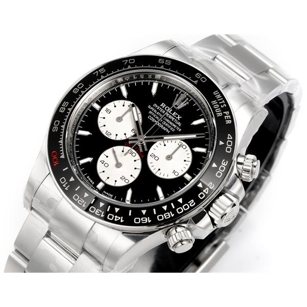 アイスブルー文字盤 腕時計 ROLEX デイトナ風 ロレックス コピー ブラウンベゼル クロノグラフ メタルブレスレット
