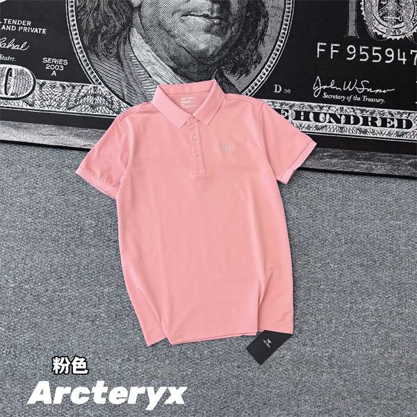 刺繍ロゴ 半袖ポロ ARC'TERYX ベーシックカラー アークテリクス コピー 襟付きトップス メンズ レディース対応