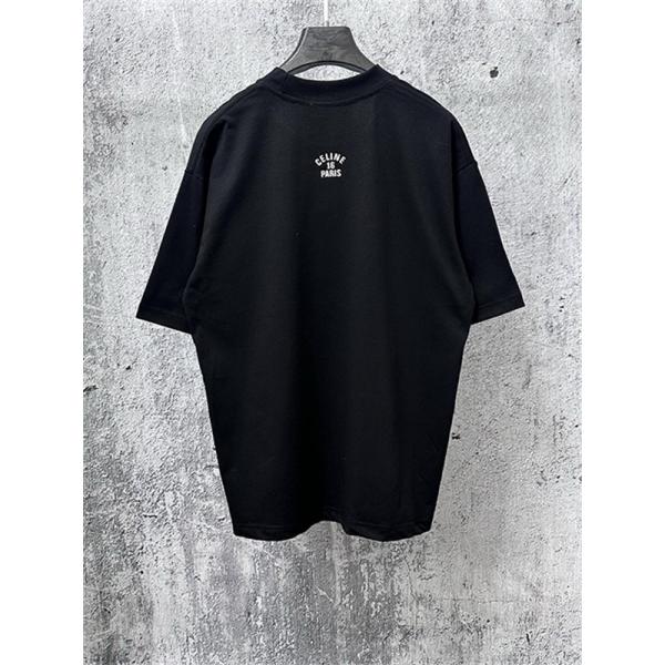 CELINEセリーフtシャツコピー☆2026トレンド通販リラックス感快適オーバーサイズ
