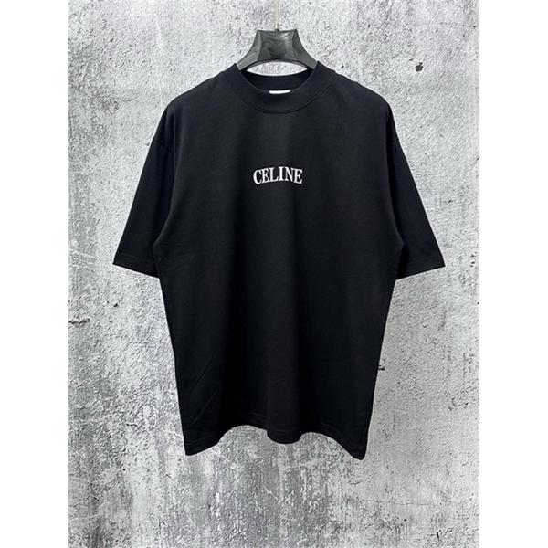 CELINEセリーフtシャツコピー☆2026トレンド通販リラックス感快適オーバーサイズ