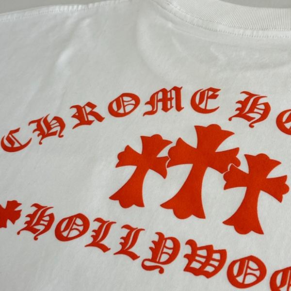 CHROME HEARTS クロムハーツ 2026新作 メンズ 半袖Tシャツ ポケットデザイン ロゴプリント クルーネック オーバーサイズ