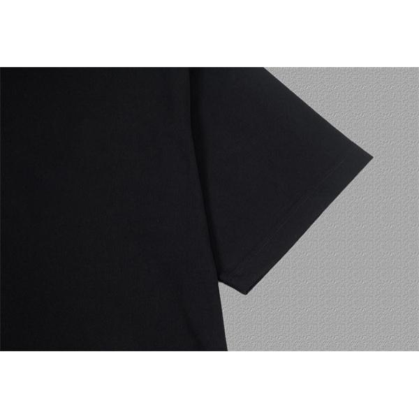 ウォッシュグレー 半袖Tシャツ Chrome Hearts 胸元ロゴプリント クロムハーツ コピー ヴィンテージ加工 クルーネック