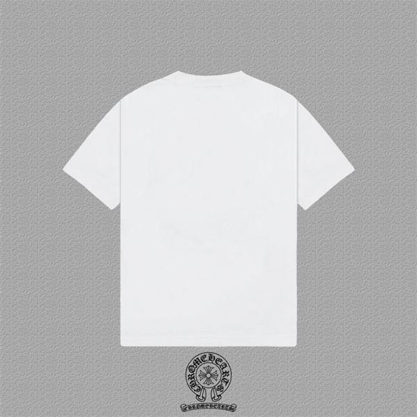  ミントグリーン Tシャツ Chrome Hearts リップロゴ クロムハーツ コピー 半袖 丸首 レッドグラフィック カジュアルトップス