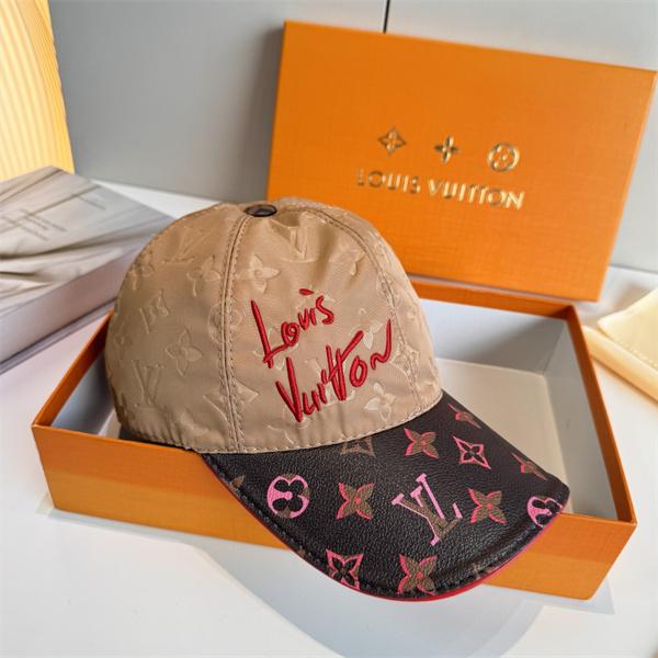 ルイヴィトンキャップコピー LOUIS VUITTON  ベースボールキャップ サイズ調整可 あごひも付き 紫外線対策