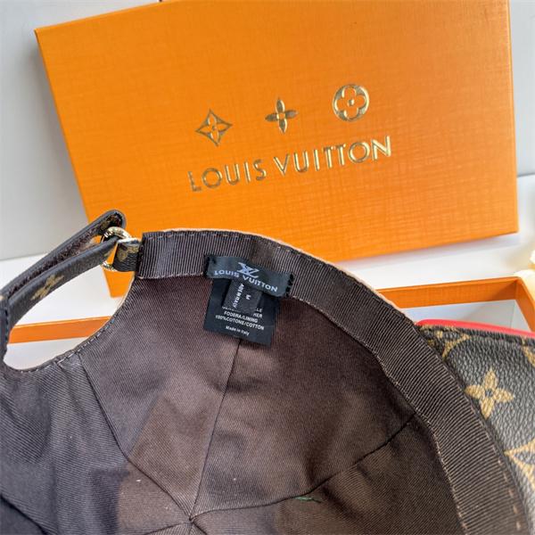 ルイヴィトンキャップコピー LOUIS VUITTON  ベースボールキャップ サイズ調整可 あごひも付き 紫外線対策