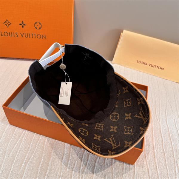 ☆お洒落2026ルイヴィトン LOUIS VUITTON  キャップコピー ダックビル つば広め 日よけ アウトドア ハイキング