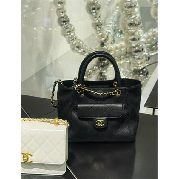ブラック マトラッセバッグ CHANEL チェーンショルダー シャネル コピー ココマーク トップハンドル 2WAYハンドバッグ