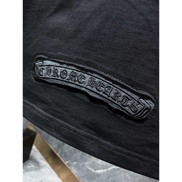 CHROME HEARTS クロムハーツ コピー ビッグクロスエンボス オーバーフィット 半袖Tシャツ