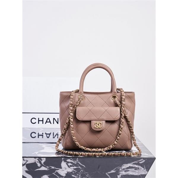  ベージュピンク ハンドバッグ CHANEL マトラッセ調 シャネル コピー ココマーク金具 チェーンショルダー 2WAYバッグ