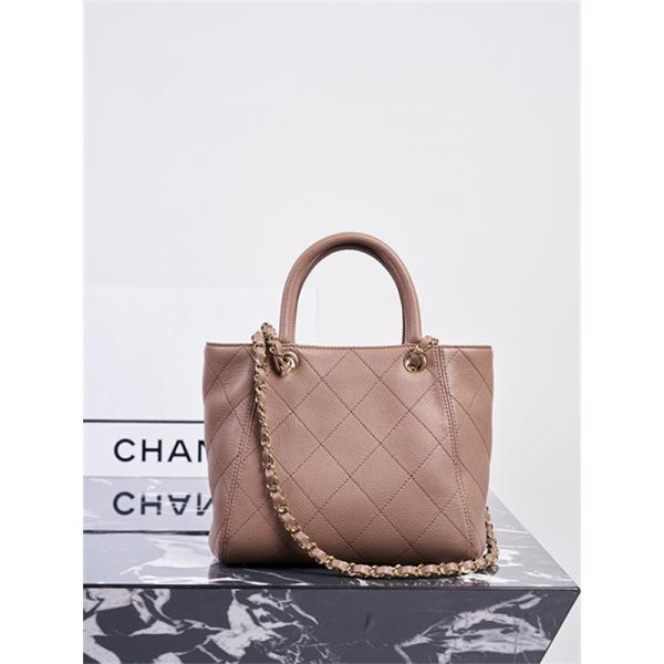  ベージュピンク ハンドバッグ CHANEL マトラッセ調 シャネル コピー ココマーク金具 チェーンショルダー 2WAYバッグ