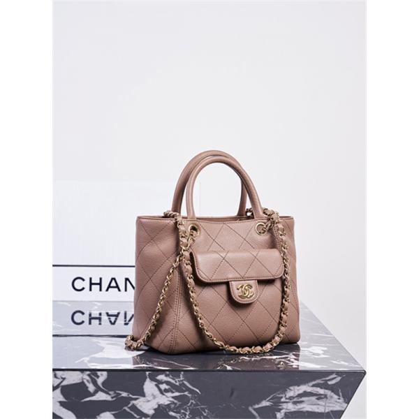  ベージュピンク ハンドバッグ CHANEL マトラッセ調 シャネル コピー ココマーク金具 チェーンショルダー 2WAYバッグ