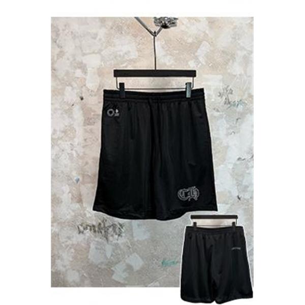  ブラック 半袖Tシャツ Chrome Hearts クロムハーツ コピー グリーンサークルバックプリント クロスモチーフ クルーネック ストリートトップス