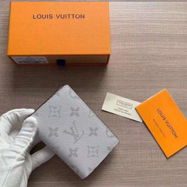 2026新作 LOUIS VUITTON ルイヴィトン コピー モノグラム 二つ折り財布 メンズ レディース ホワイト コンパクトウォレット カード収納