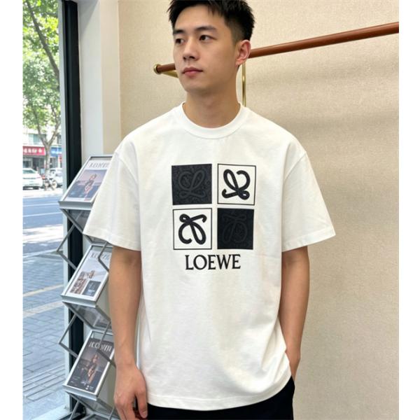 肌触り 普段使いロエベtシャツコピー2026年トレンド☆☆LOEWE 新作お手頃カジュアル
