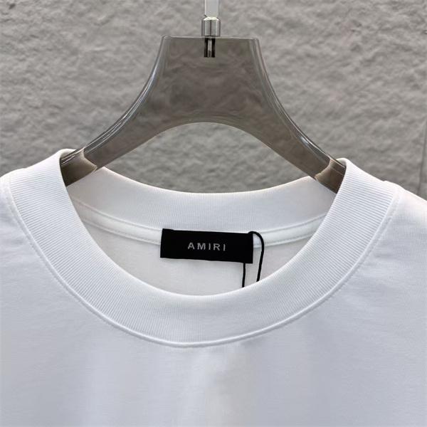 肌触り超快適2026上品アミりTシャツコピー AMIRI 新作 クルーネック ユニセックス　
