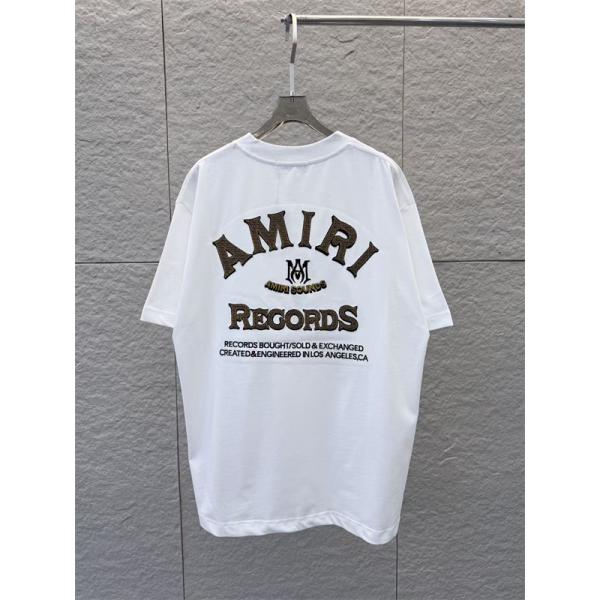 肌触り超快適2026上品アミりTシャツコピー AMIRI 新作 クルーネック ユニセックス　
