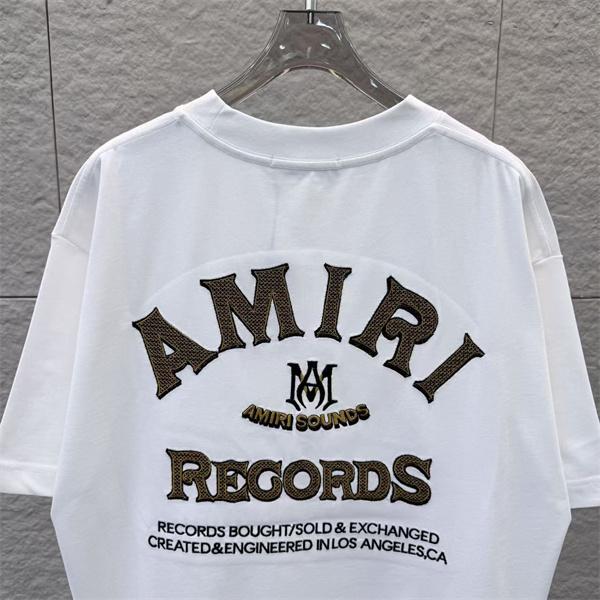 肌触り超快適2026上品アミりTシャツコピー AMIRI 新作 クルーネック ユニセックス　