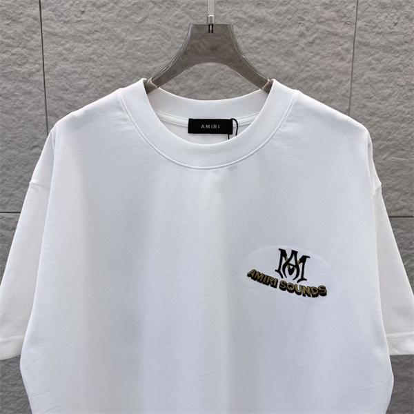 肌触り超快適2026上品アミりTシャツコピー AMIRI 新作 クルーネック ユニセックス　