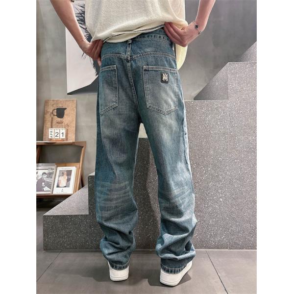 アミりデニムパンツコピーAMIRI 2026SS 新作 メンズワイド 心地よい伸縮性のある素材 上品でエレガント