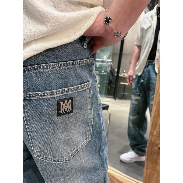 アミりデニムパンツコピーAMIRI 2026SS 新作 メンズワイド 心地よい伸縮性のある素材 上品でエレガント