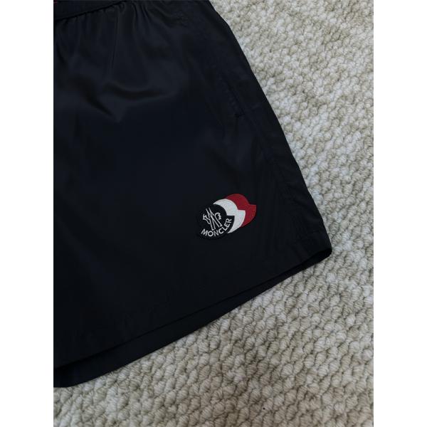 Moncler SS26 Patch Swim Shortsモンクレールスイムパンツコピー　【楽入夏シリーズ】レターロゴ×ドローコード ストレートフィット （メンズ）