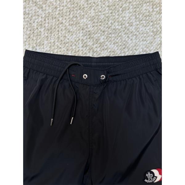 Moncler SS26 Patch Swim Shortsモンクレールスイムパンツコピー　【楽入夏シリーズ】レターロゴ×ドローコード ストレートフィット （メンズ）