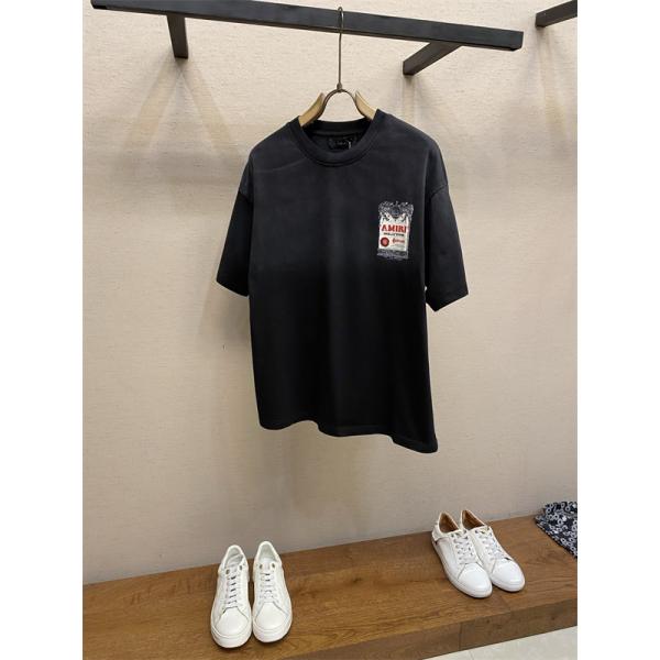 Amiri ☆【夏新作】USストリートブランド オーバーサイズ コットン100% プリントTシャツ アミリ 半袖コピー