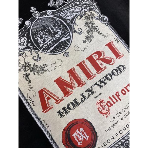 Amiri ☆【夏新作】USストリートブランド オーバーサイズ コットン100% プリントTシャツ アミリ 半袖コピー