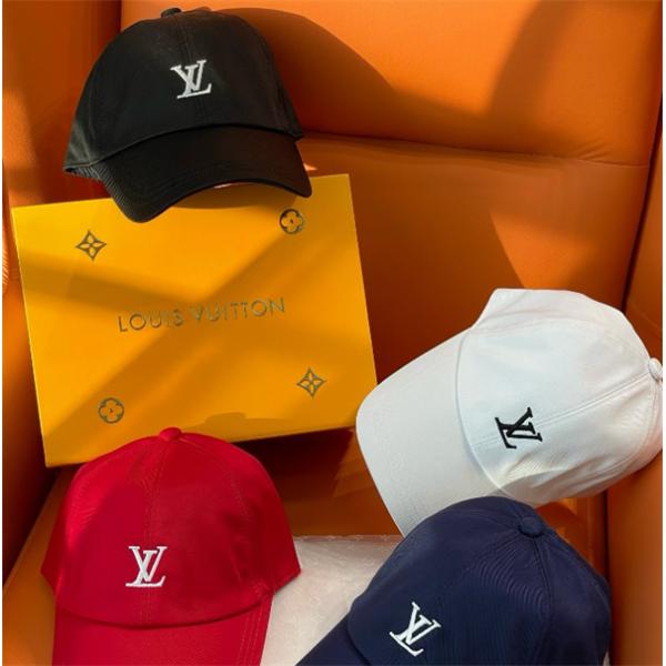 4色♥ルイヴィトンキャップコピー LOUIS VUITTON ユニセックス簡単デザイン野球帽