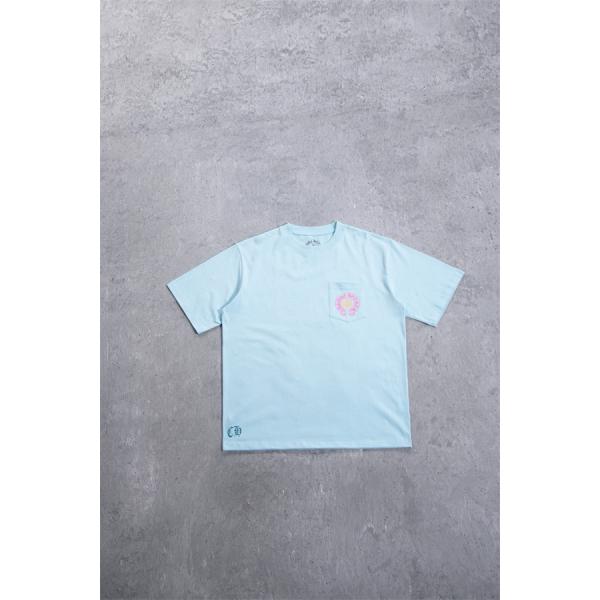 お洒落快適Chrome Heartsクロムハーツtシャツコピー2色黒色ブルー個性的