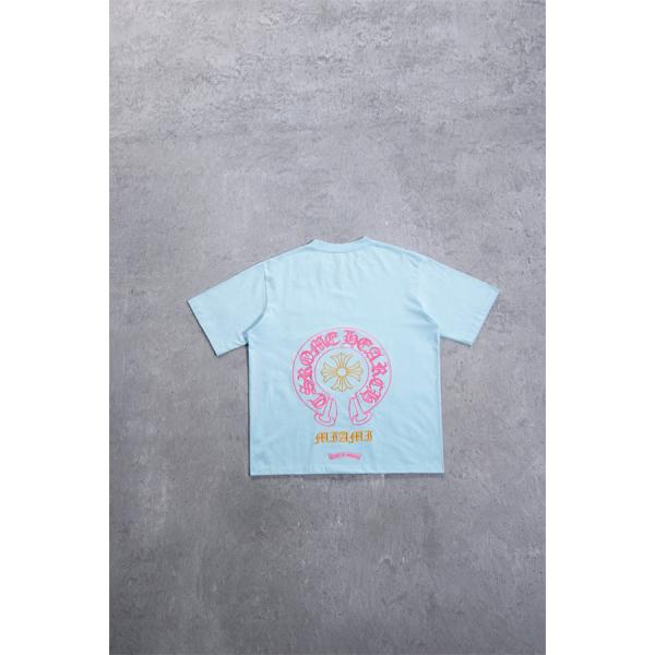 お洒落快適Chrome Heartsクロムハーツtシャツコピー2色黒色ブルー個性的