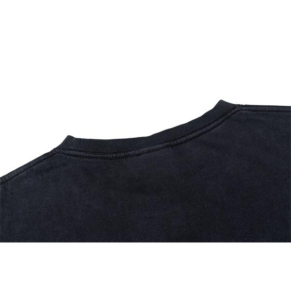 チャコールグレー 渋み DIOR ディオール コピー Tシャツ 胸ポケット ロゴパッチ クルーネック ゆったり 人気 トップス