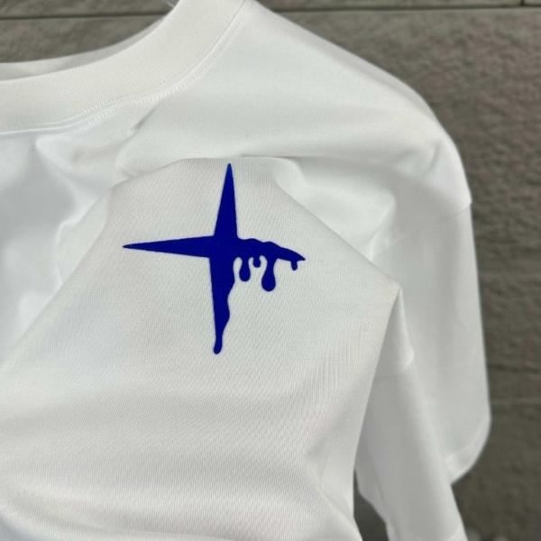 STONE ISLAND ストーンアイランド ドリップコンパス バックロゴ 半袖Tシャツ オーバーサイズ コットンカットソー