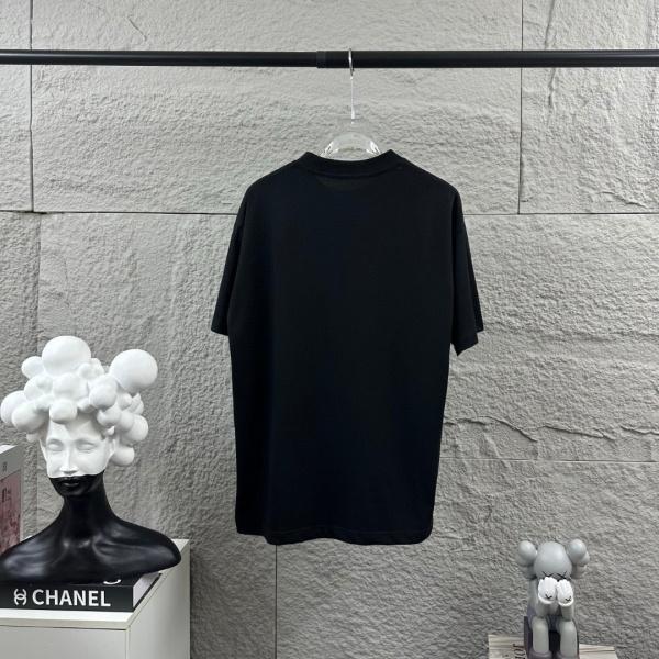 STONE ISLAND ストーンアイランド ゴールドコンパス ロゴプリント 半袖Tシャツ ルーズシルエット コットンカットソー